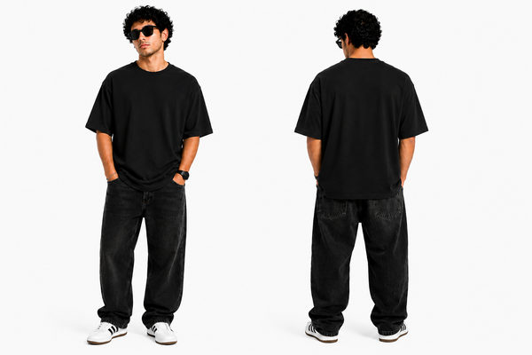 Black Oversized Tee
